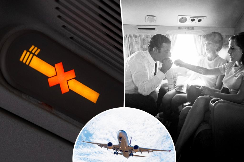 "No smoking" signs on airplanes will remain permanently lit